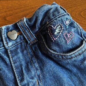 Carhartt heart embroidery blue jeans 24m